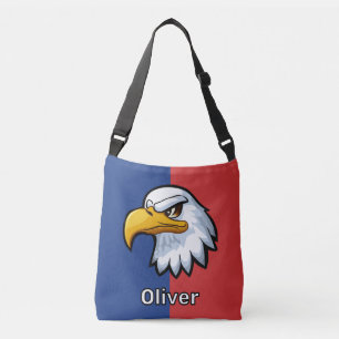 Sac Ajustable Aigle de dessin animé patriotique personnalisé en
