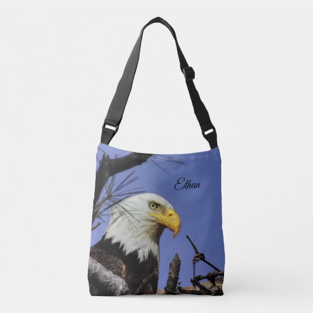 Sac Ajustable Aigle maturé **Personnaliser** (Devant)