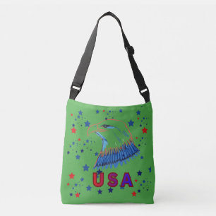 Sac Ajustable aigle patriotique américain vert kelly