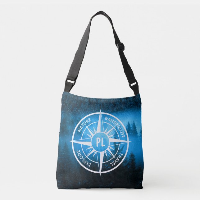 Sac Ajustable Aiguille de compas monogramme brouillard dans la f (Devant)