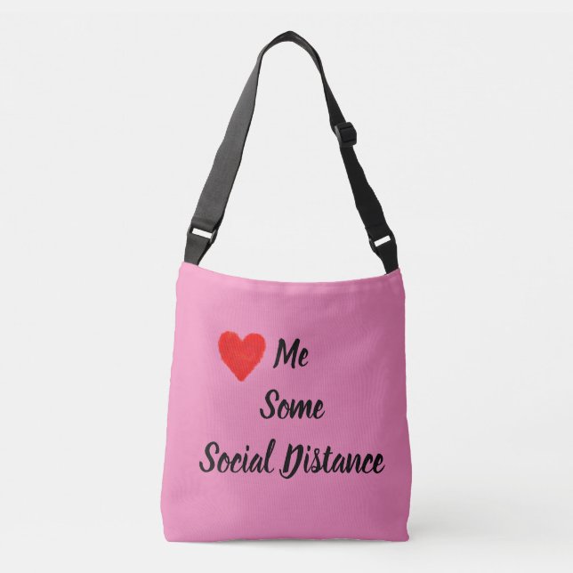 Sac Ajustable Aimez-Moi Une Distance Sociale (Devant)