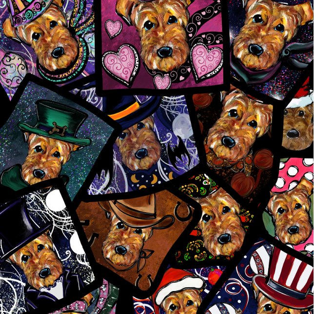 SAC AJUSTABLE AIRDALE TERRIER (Créateur téléchargé)