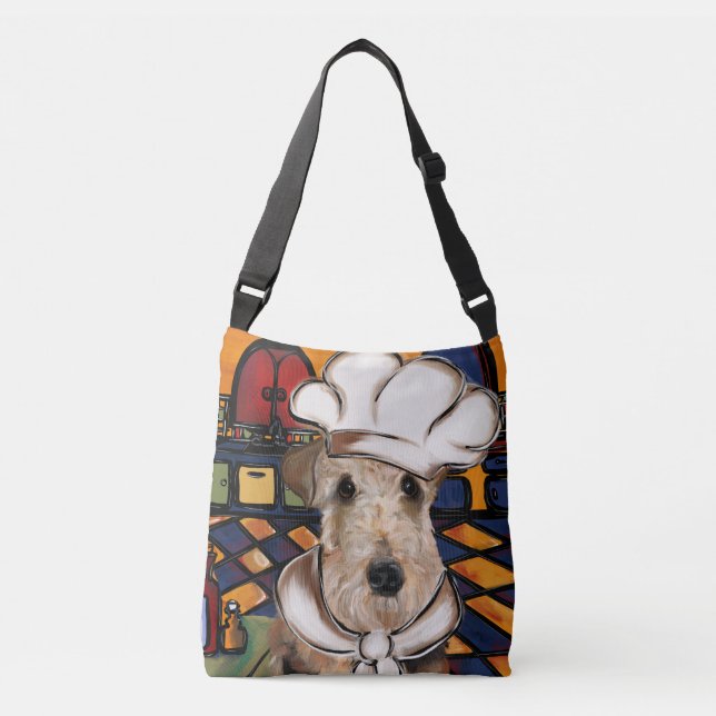 SAC AJUSTABLE AIREDALE TERRIER (Devant)
