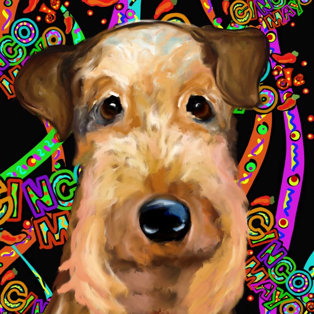 SAC AJUSTABLE AIREDALE TERRIER (Créateur téléchargé)