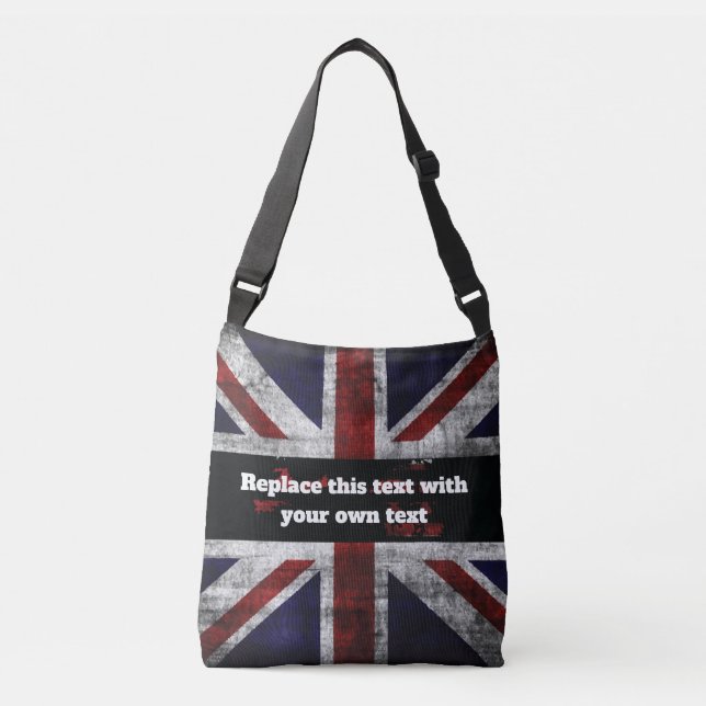 Sac Ajustable Ajouter du texte sur le drapeau anglais Jeu d'orei (Devant)