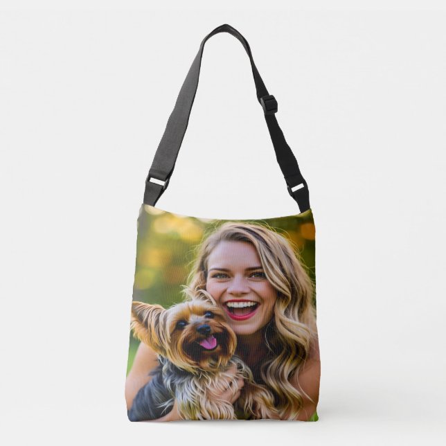 Sac Ajustable Ajouter une photo de Yorkshire Terrier Personnalis (Devant)