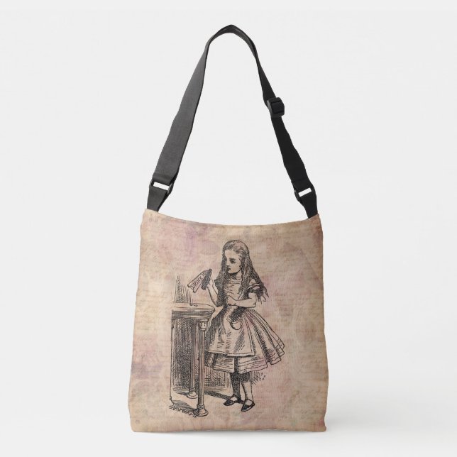 Sac Ajustable Alice au pays des merveilles Boire moi bouteille (Devant)