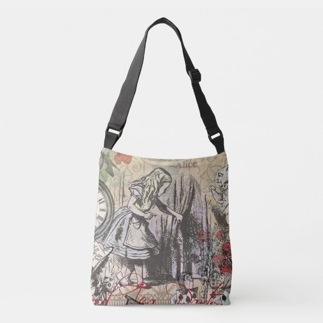 Sac Ajustable Alice au pays des merveilles Rideau Art classique (Devant)