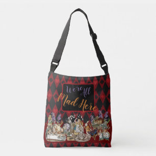 Sac Ajustable Alice Aventures avec le Chat de Cheshire Fou du Pa