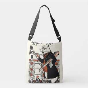 Sac Ajustable Alice Lapin Blanc Classique Wonderland
