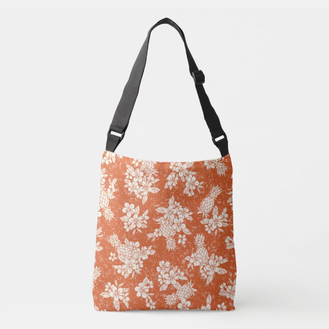Sac Ajustable Aloha Spirit : Hibiscus-Ananas Harmonie. (Devant)