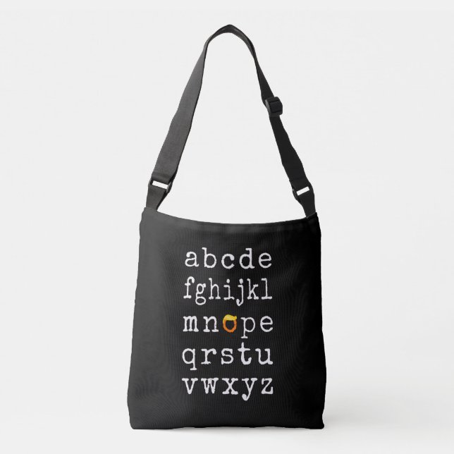 Sac Ajustable Alphabet anti-Trump - Nope V (Devant)