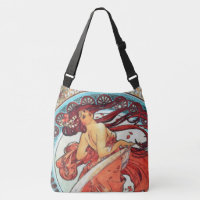 Alphonse Mucha Danse Vintage Art Nouveau peinture