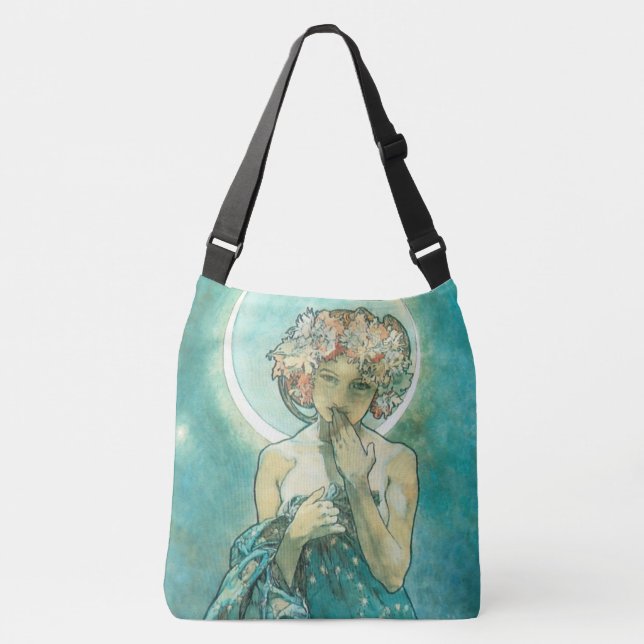 Sac Ajustable Alphonse Mucha Lune Clair De Lune Art Nouveau (Devant)