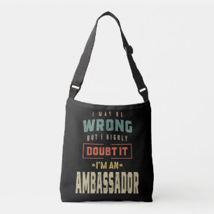 Sac Ajustable Ambassadrice Job Title Cadeau