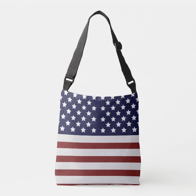 Sac Ajustable America Drapeau américain Motif américain (Devant)