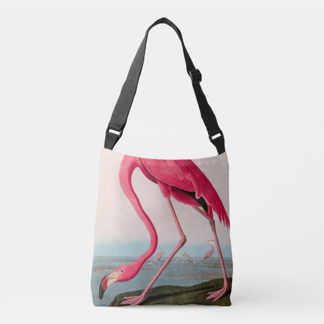 Sac Ajustable American Flamant rose Birds of America Audubon Imp (Devant)