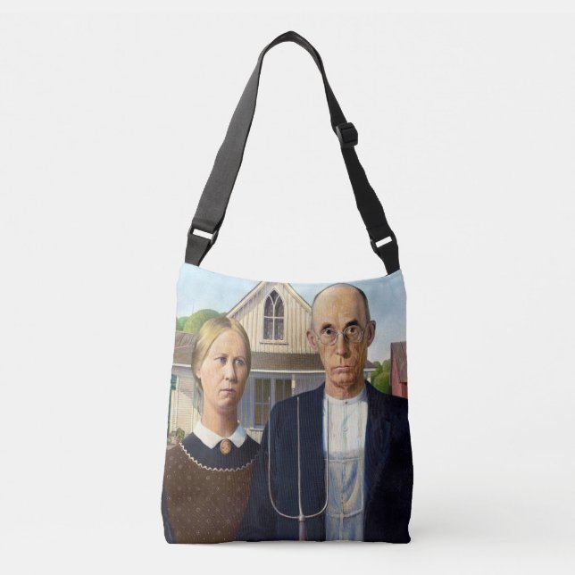 Sac Ajustable American gothique classique peinture Grant Wood (Devant)