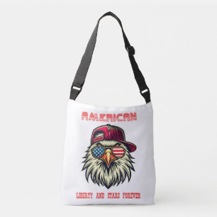 Sac Ajustable Amérique Cool du drapeau américain Bald Eagle USA