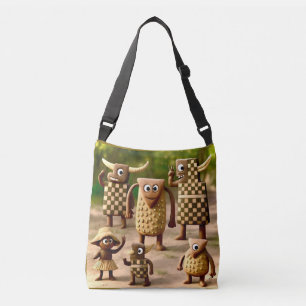 Sac Ajustable Amis Bizarres – Affiche Forest Checker & Dots Clan