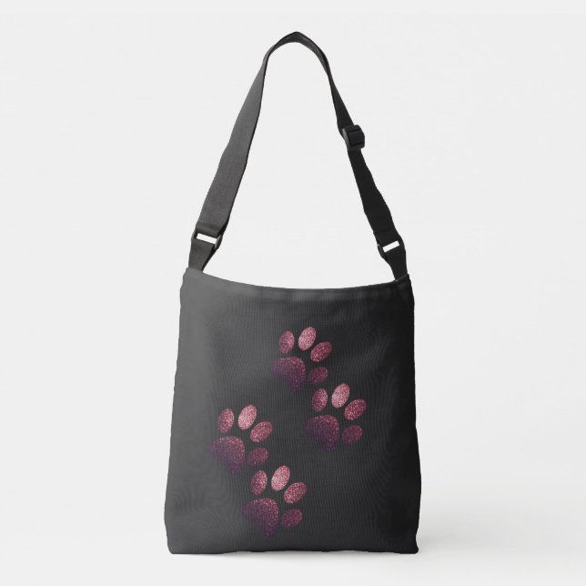 Sac Ajustable Amis chien étinceler rouge foncé (Devant)
