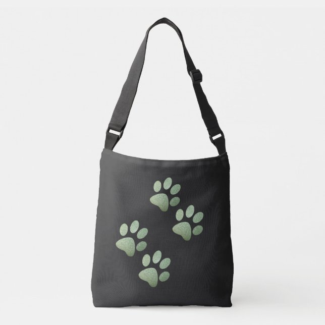 Sac Ajustable Amis chien pétillant vert clair (Devant)