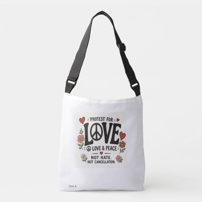 Sac Ajustable Amour et paix (Devant)
