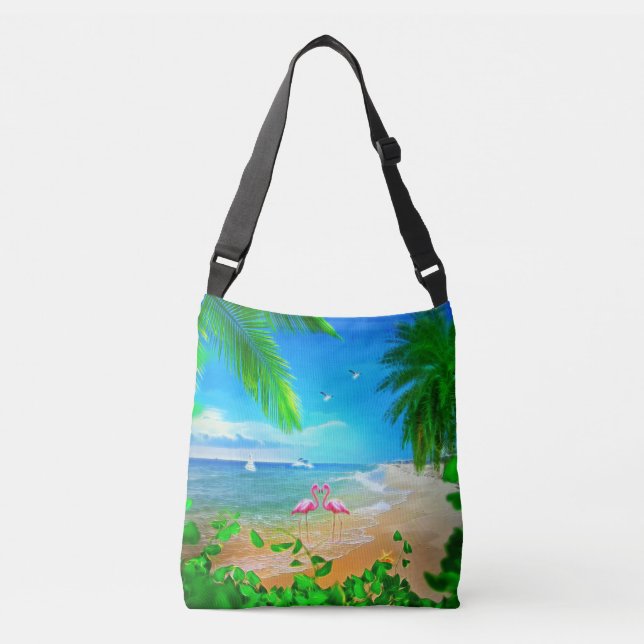 Sac Ajustable Amour Flamant rose (Devant)