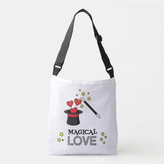 Sac Ajustable Amour magique - Noir (Devant)