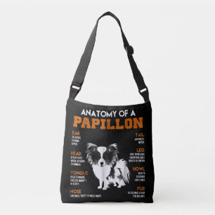 Sac Ajustable Amoureux de les chiens   Anatomie D'Un Chien Papil
