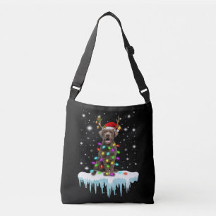 Sac Ajustable Amoureux des chiens   Lumière de Noël du Labrador 