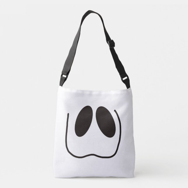 Sac Ajustable Amusant, éffrayant, visage fantôme pour Halloween (Dos)