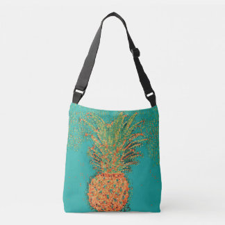 Sac Ajustable Ananas de fête - Ananas abstrait sur fond lumineux