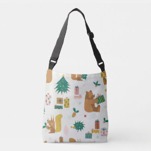 Sac Ajustable Animaux de la forêt de Noël : Vibe Vintage