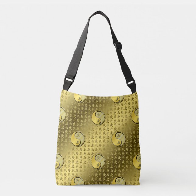 Sac Ajustable Année du dragon métallique (Devant)