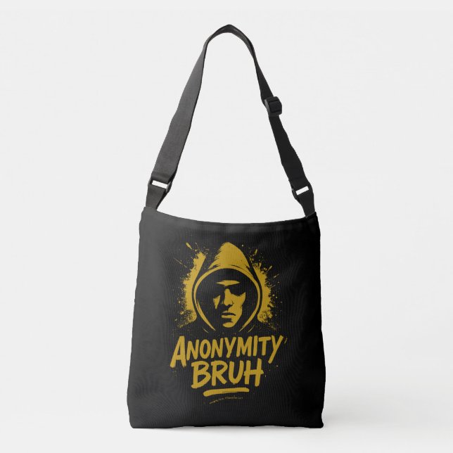 Sac Ajustable Anonymity Bruh logo - Tote (Devant)