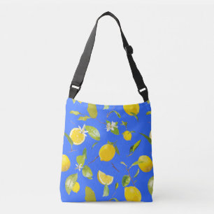 Sac Ajustable Aquarelle Citron et Feuilles 13