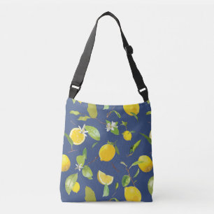 Sac Ajustable Aquarelle Citron et Feuilles 9