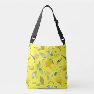 Sac Ajustable Aquarelle Citron & Feuilles 4