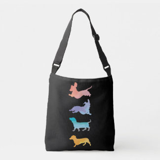Sac Ajustable Aquarelle Cute Dachshund