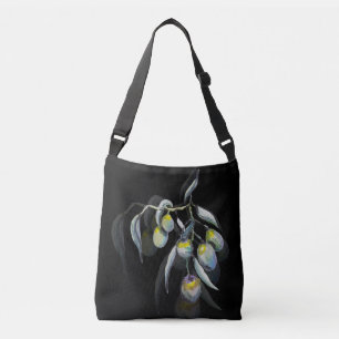 Sac Ajustable Aquarelle des olives magiques peinte à la main