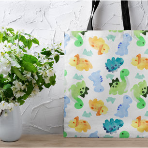 Sac Ajustable Aquarelle Dinosaure Motif sans couture