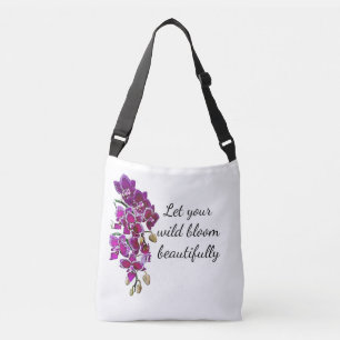 Sac Ajustable Aquarelle d'orchidée rose