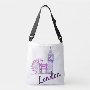 Sac Ajustable Aquarelle Londres, Big Ben