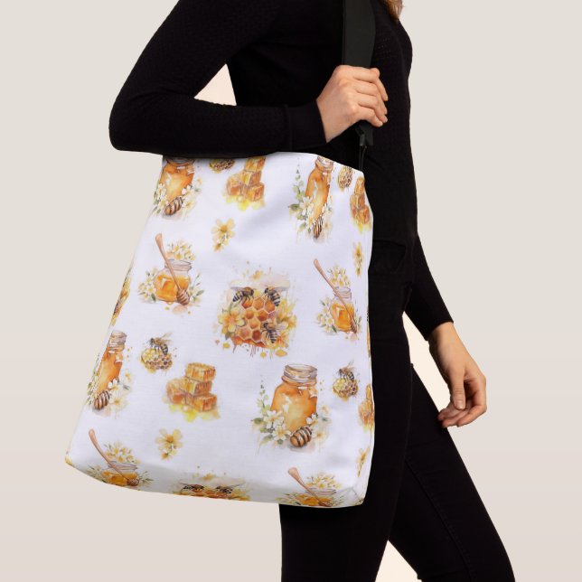 Sac Ajustable Aquarelle miel doux (De près)