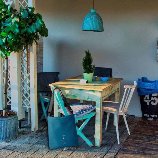 Sac Ajustable Aquarelle monochrome lettre Z infirmière bleu fonc (Créateur téléchargé)