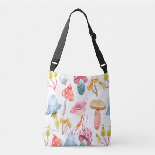 Sac Ajustable Aquarelle Pastel Champignons