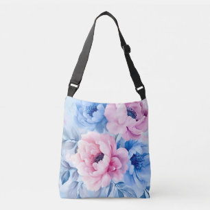 Sac Ajustable Aquarelle vintage de fleurs Pastel Pétales