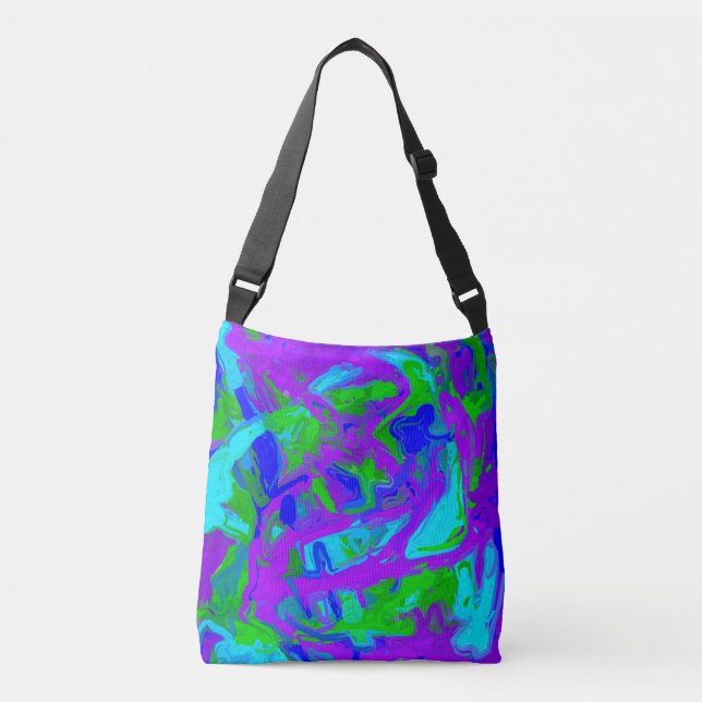 Sac Ajustable Aquarelles Peacock Abstraites (Devant)