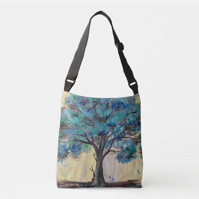 Sac Ajustable Arbre turquoise (Devant)